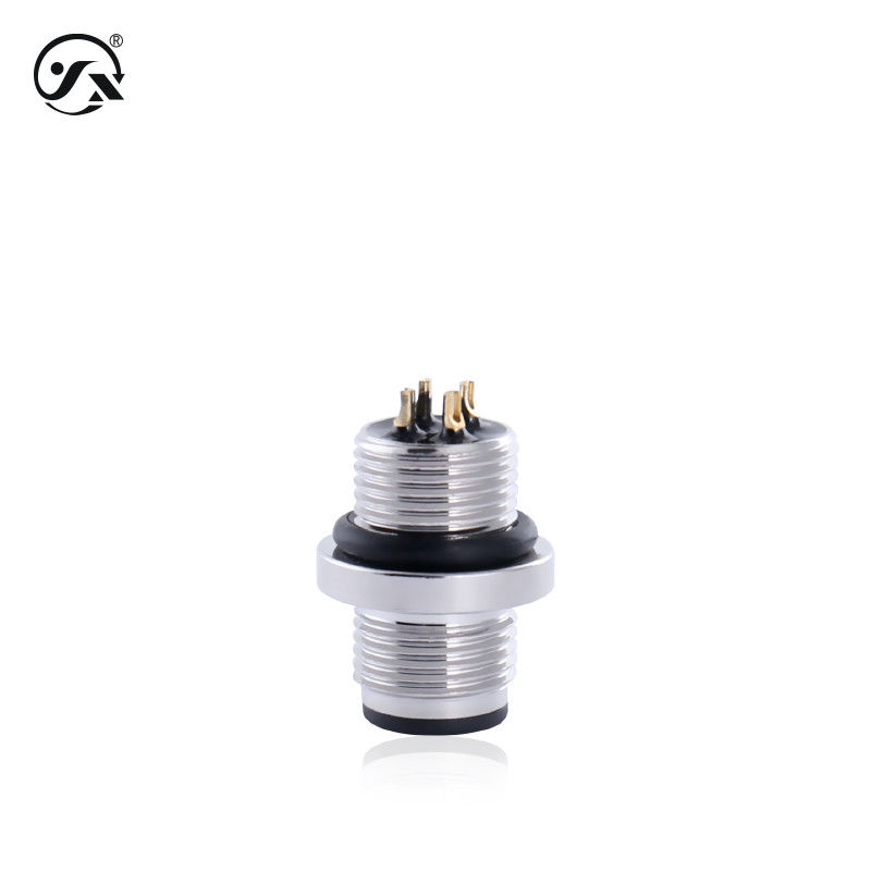 Installation Accessories IP65 M12D Aviation Connector Socket